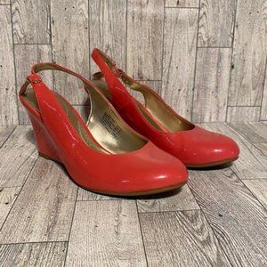 DexFlex by Dexter Coral Colored Wedge Heels Size 6.5